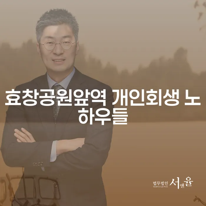 효창공원앞역 개인회생 노하우들